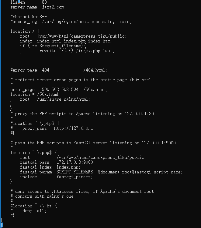 nginx配置，绑定ip注意下